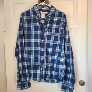 Abercrombie and Fitch Men's Classic Long Sleeve Dress Shirt, Size: Large